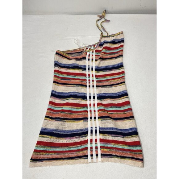 Adidas Originals Ksenia Schnaider Stripe Knit Dress M Multicolor NWT - Picture 3 of 16